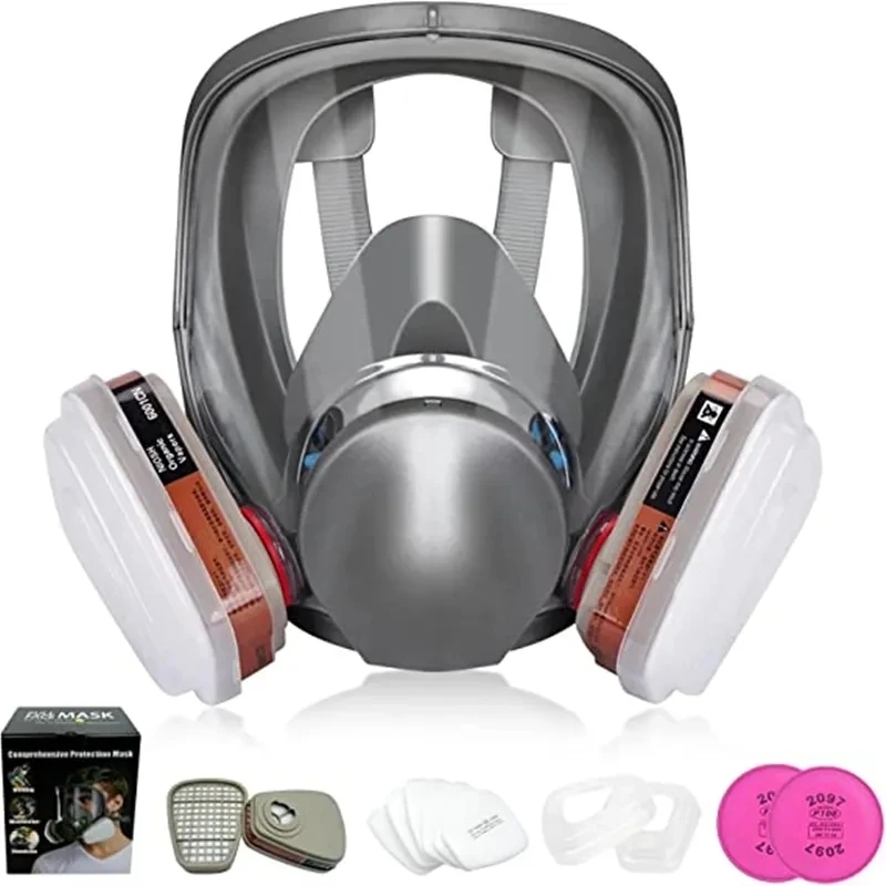 6800 Anti-Fog Gas Mask, Indust - огляд і ціна Dust Mask Construction