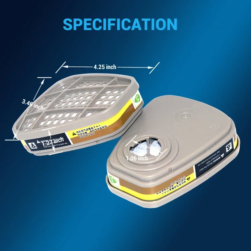 6001 6006 Respirator Cartridge - огляд і ціна Dust Mask Construction