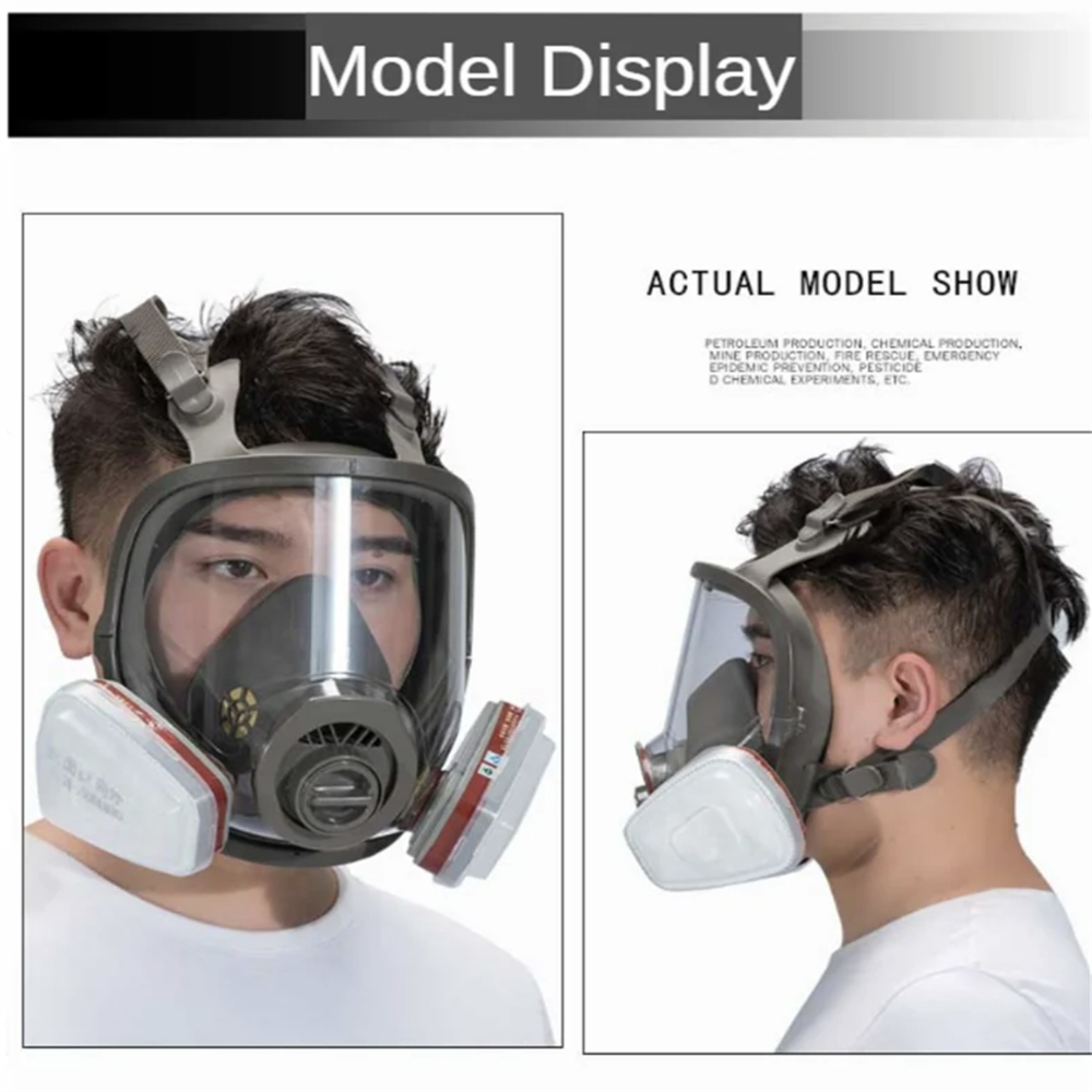 Full Face Respirator Gas Mask  - огляд і ціна Dust Mask Construction