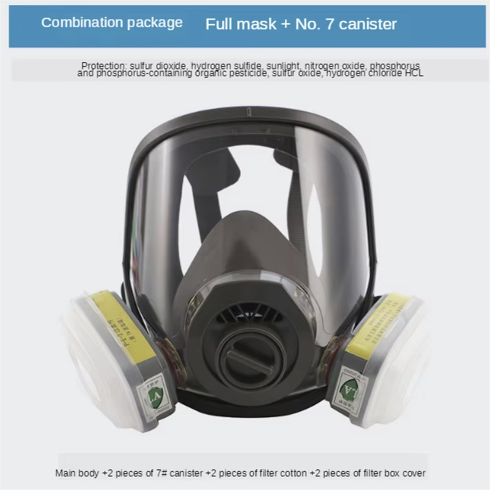 Full Face Respirator Gas Mask  - огляд і ціна Dust Mask Construction