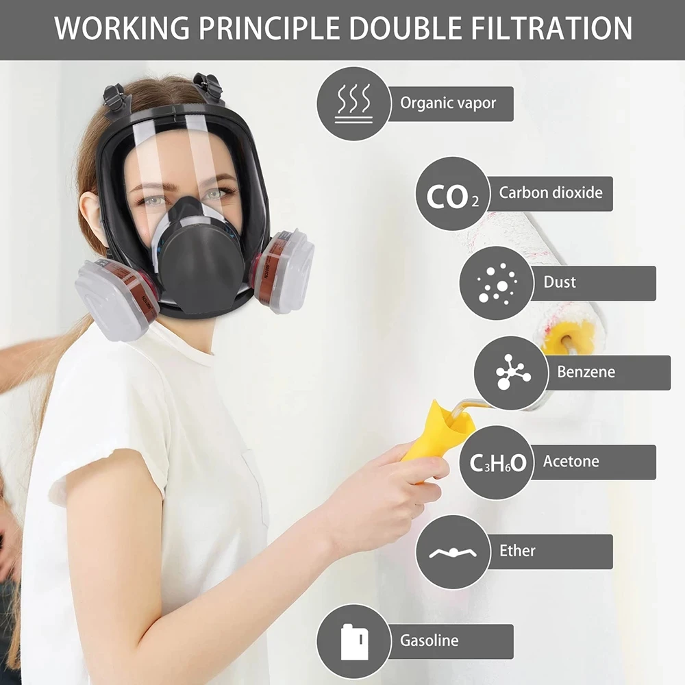 6800 Industrial Painting Spray - огляд і ціна Dust Mask Construction